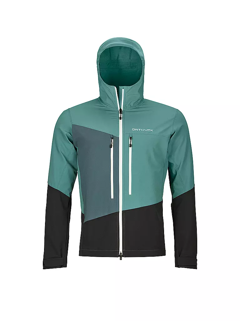ORTOVOX | Chaqueta softshell de esquí de travesía para hombre Westalpen con capucha | Petróleo