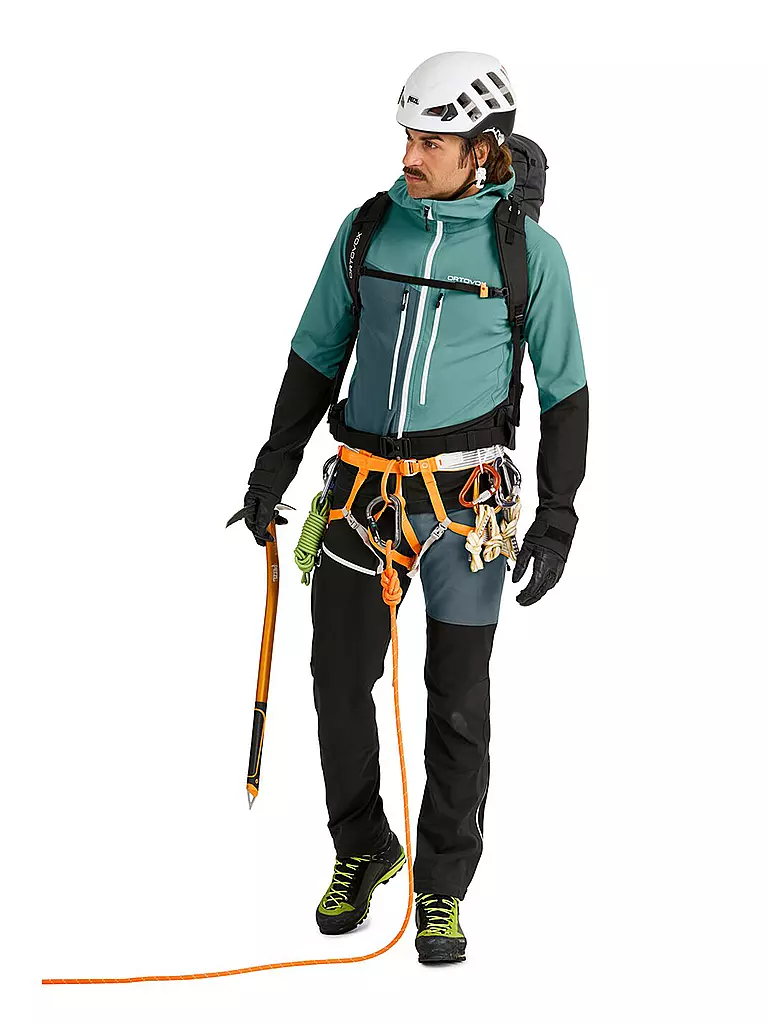 ORTOVOX | Chaqueta softshell de esquí de travesía para hombre Westalpen con capucha | Petróleo