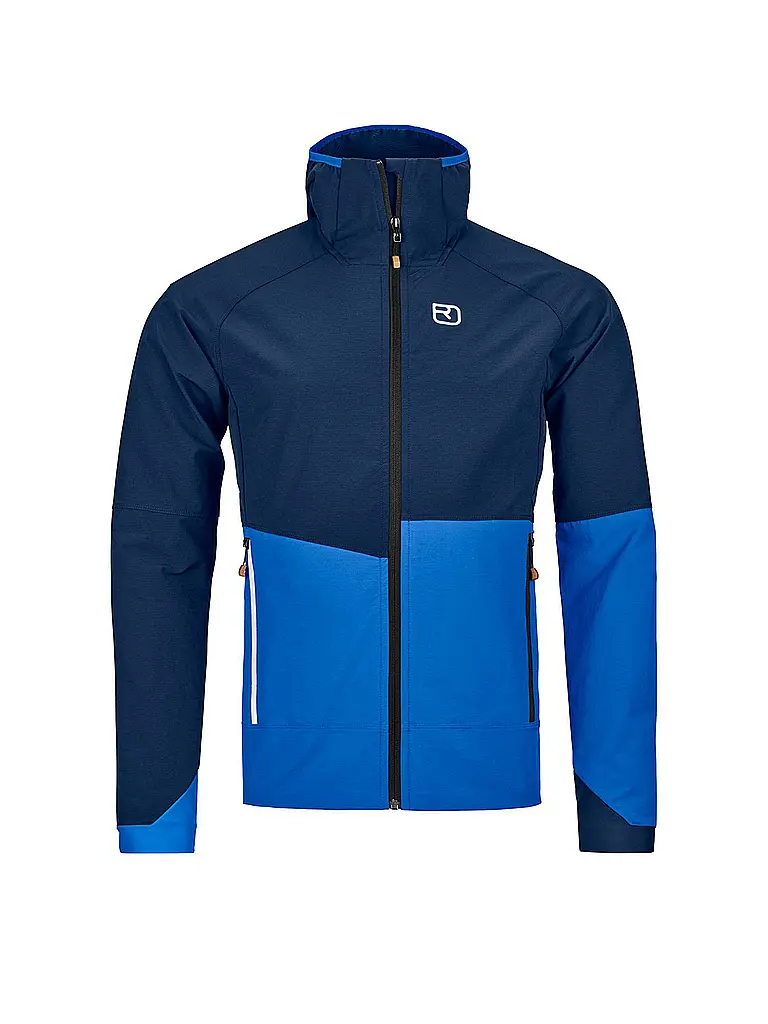 ORTOVOX | Chaqueta Softshell de Hombre Punta Berrino Hoodiie | Azul oscuro