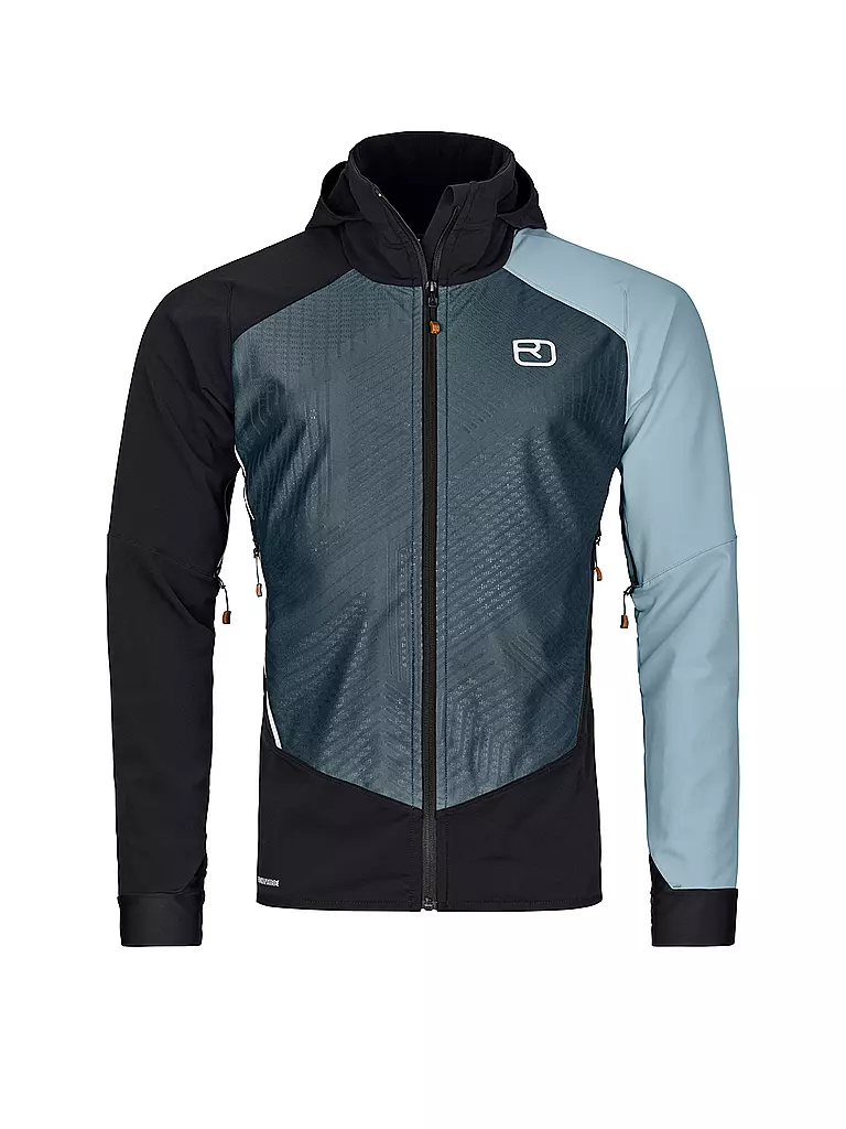 ORTOVOX | Chaqueta softshell de touring para hombre Col Becchei con capucha | Petróleo