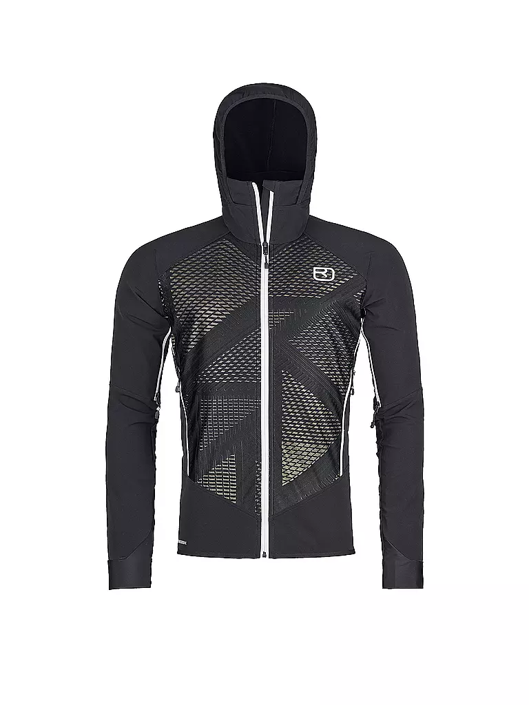 ORTOVOX | Chaqueta softshell para hombre Col Becchei Hoodie | Negro