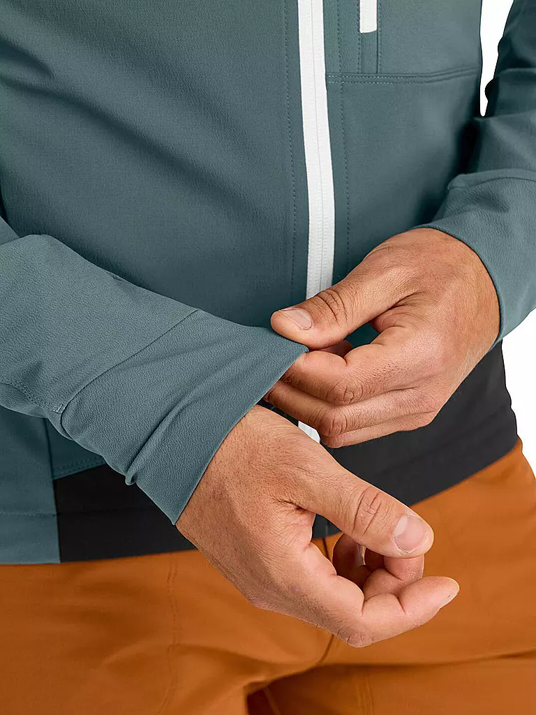 ORTOVOX | Chaqueta softshell para hombre Pala Hoodie Light | Petróleo