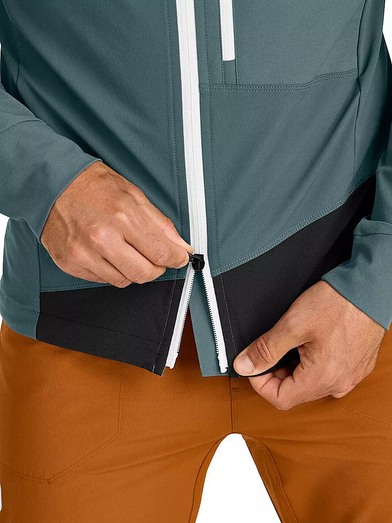 ORTOVOX | Chaqueta softshell para hombre Pala Hoodie Light | Petróleo