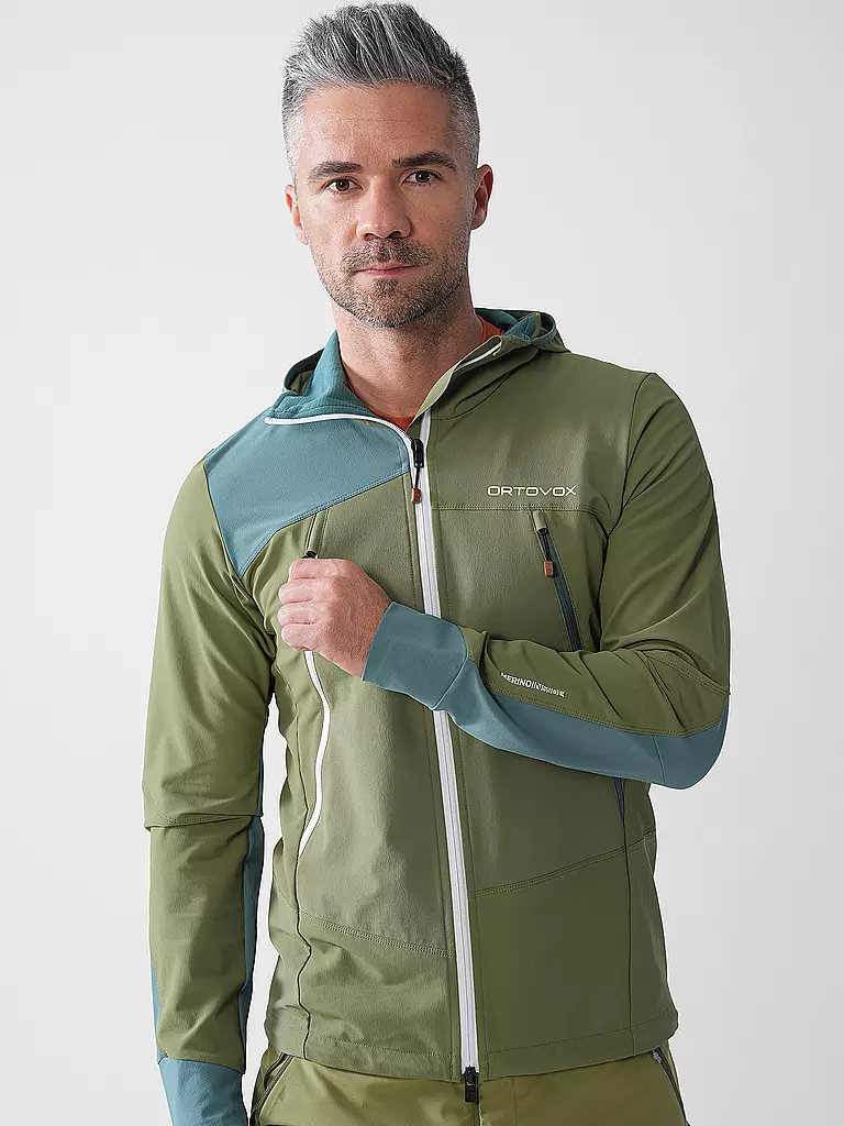 ORTOVOX | Chaqueta softshell para hombre Pala Hoodie | 