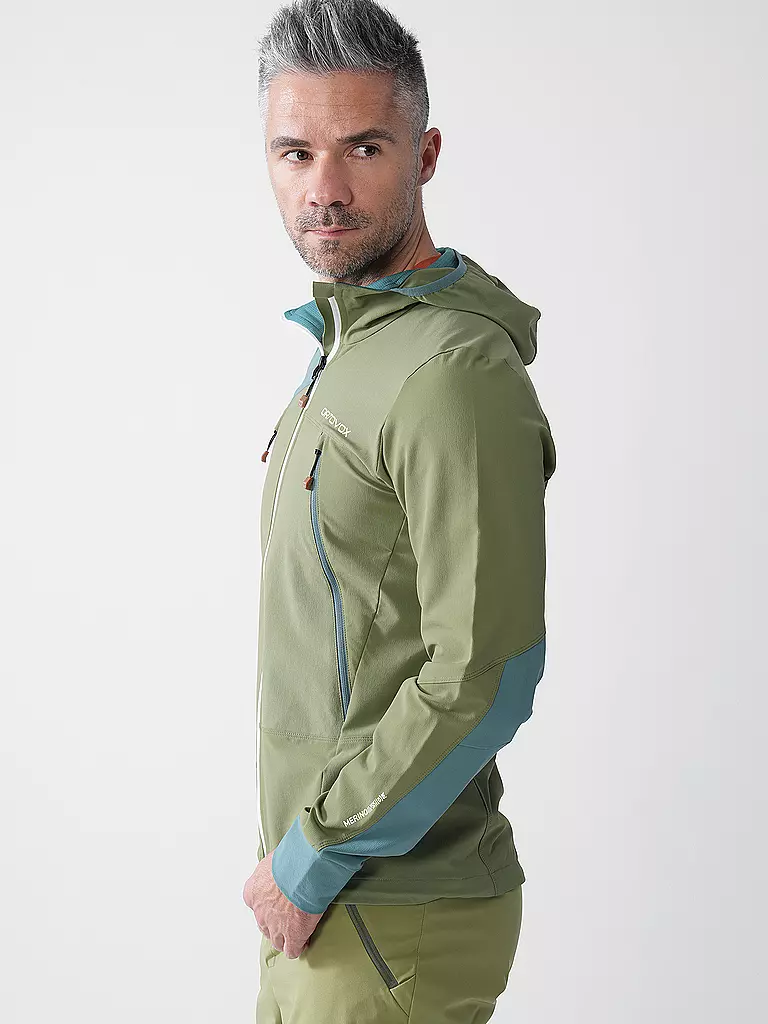 ORTOVOX | Chaqueta softshell para hombre Pala Hoodie | 