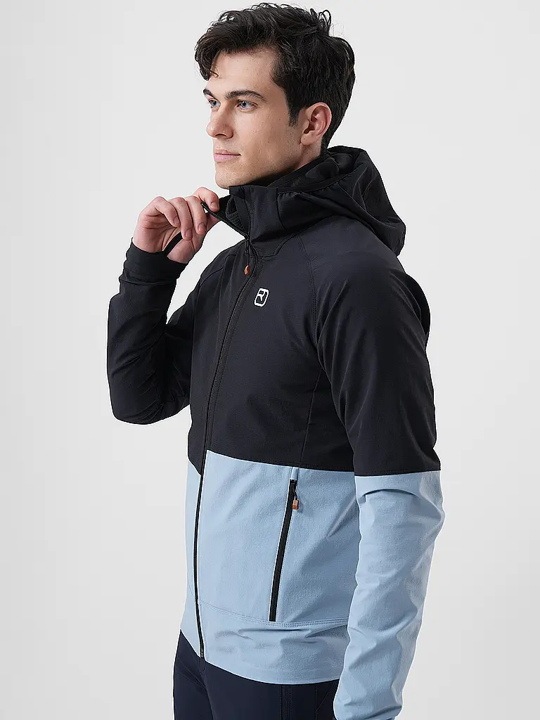 ORTOVOX | Chaqueta Softshell para hombre Punta Berrino Hoodiie | Negro
