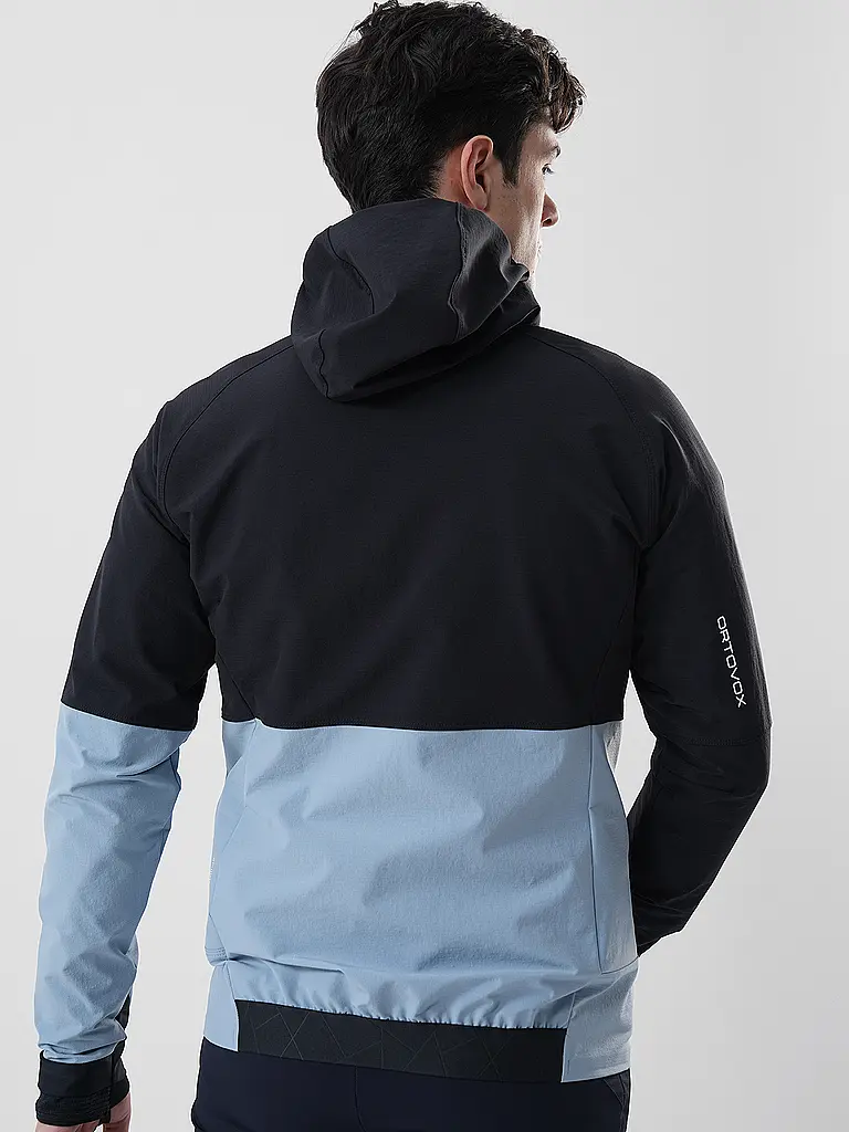 ORTOVOX | Chaqueta Softshell para hombre Punta Berrino Hoodiie | Negro