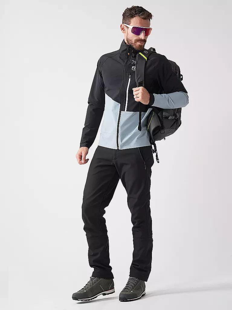 ORTOVOX | Chaqueta softshell para hombre Punta Berrino | Negro