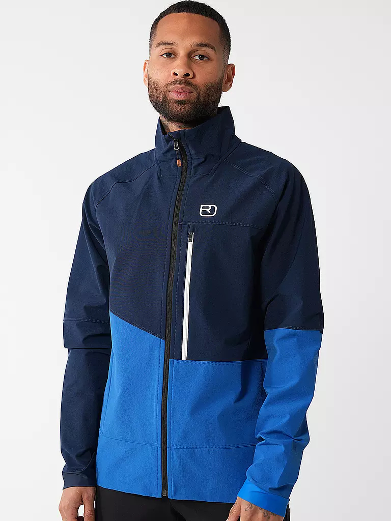 ORTOVOX | Chaqueta softshell para hombre Punta Berrino | Azul oscuro