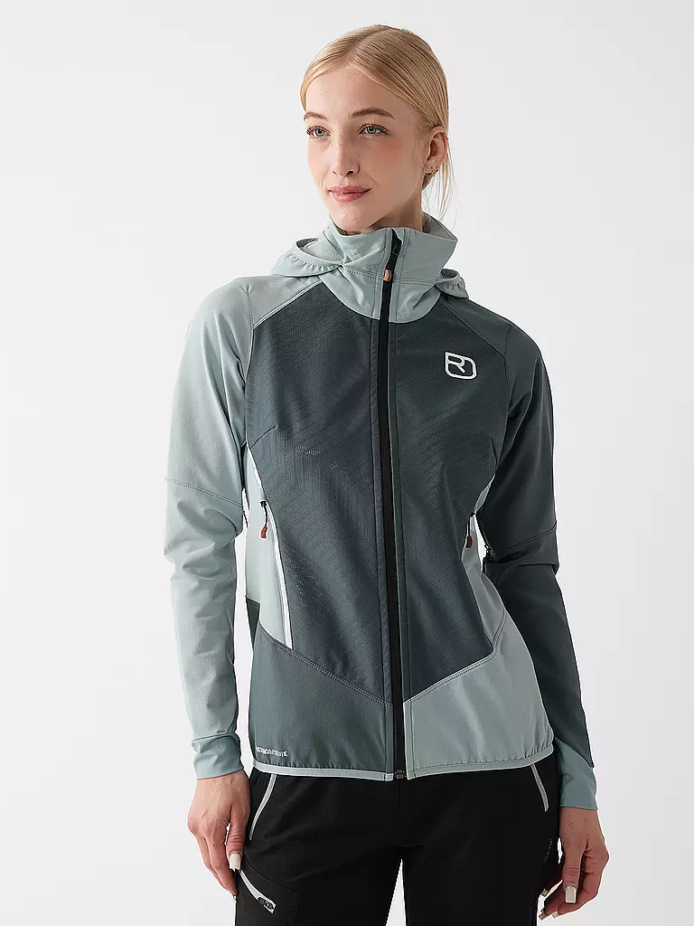 ORTOVOX | Chaqueta softshell para mujer Col Becchei con capucha | 
