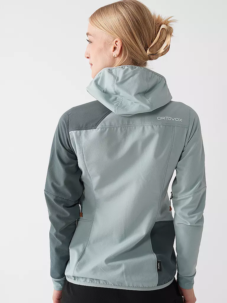 ORTOVOX | Chaqueta softshell para mujer Col Becchei con capucha | 