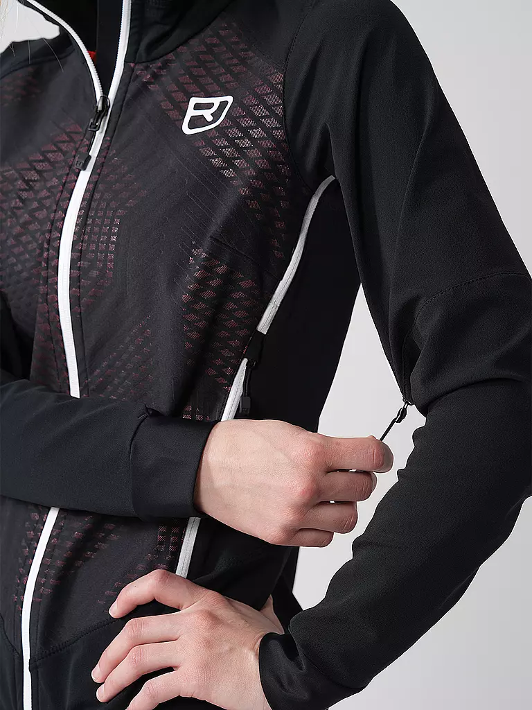 ORTOVOX | Chaqueta softshell para mujer Col Becchei con capucha | Negro