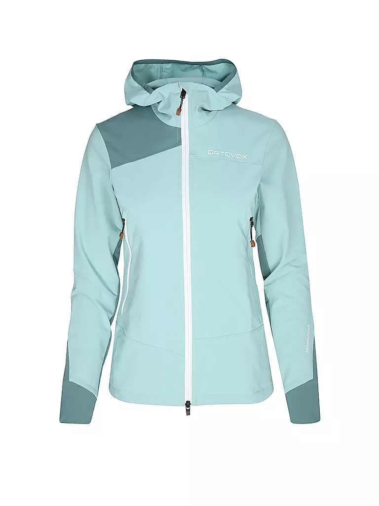 ORTOVOX | Chaqueta softshell para mujer Pala Hoodie | Menta