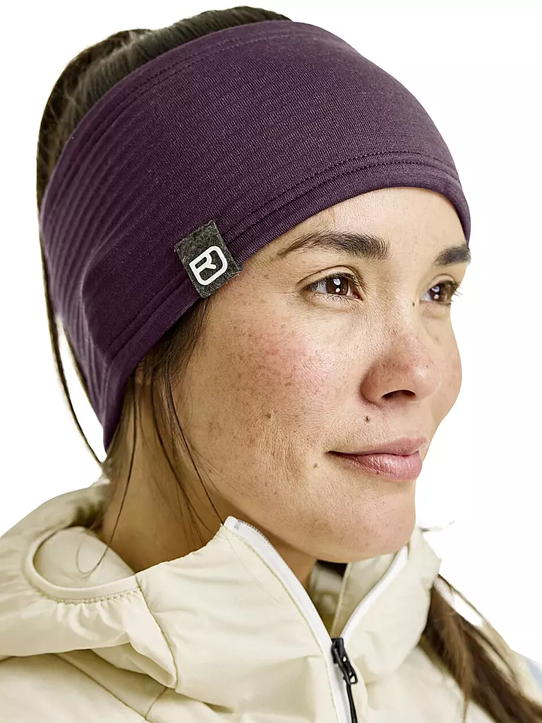 ORTOVOX | Cinta para la cabeza Fleece Grid | Baya