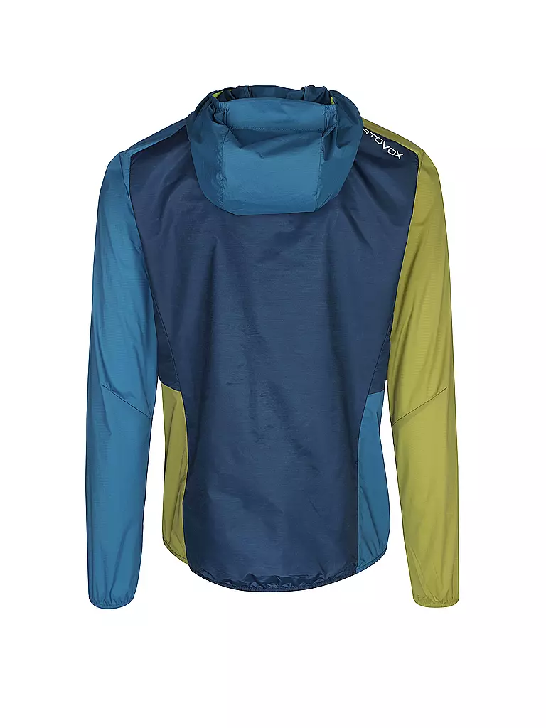 ORTOVOX | Cortavientos con capucha para hombre | Azul