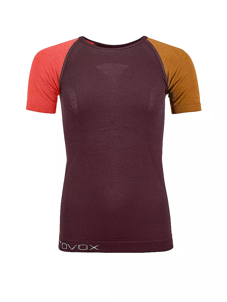 ORTOVOX | Damen Funktionsshirt 120 Comp Light | Rojo oscuro