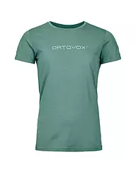 ORTOVOX | Damen Funktionsshirt 150 COOL Brand Logo | Verde oscuro