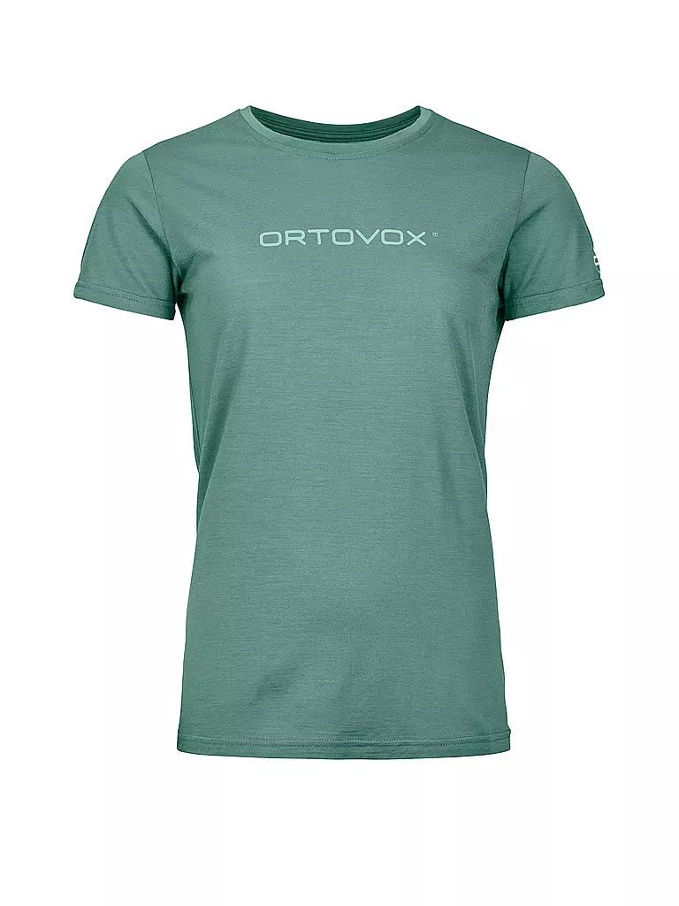 ORTOVOX | Damen Funktionsshirt 150 COOL Brand Logo | Verde oscuro