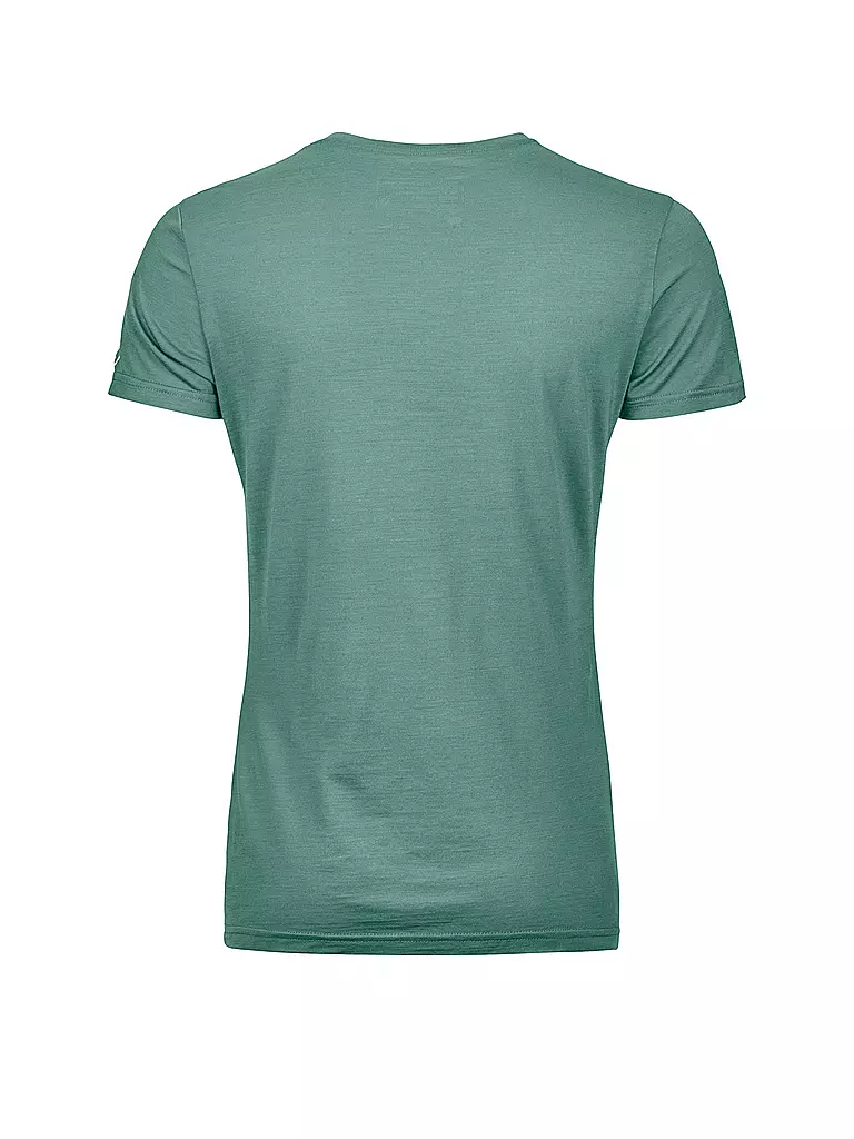 ORTOVOX | Damen Funktionsshirt 150 COOL Brand Logo | Verde oscuro