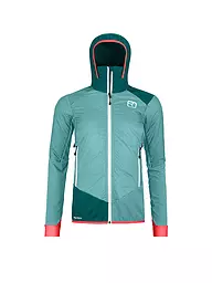 ORTOVOX | Damen Hybridjacke Col Becchei SW Hoodie | Menta