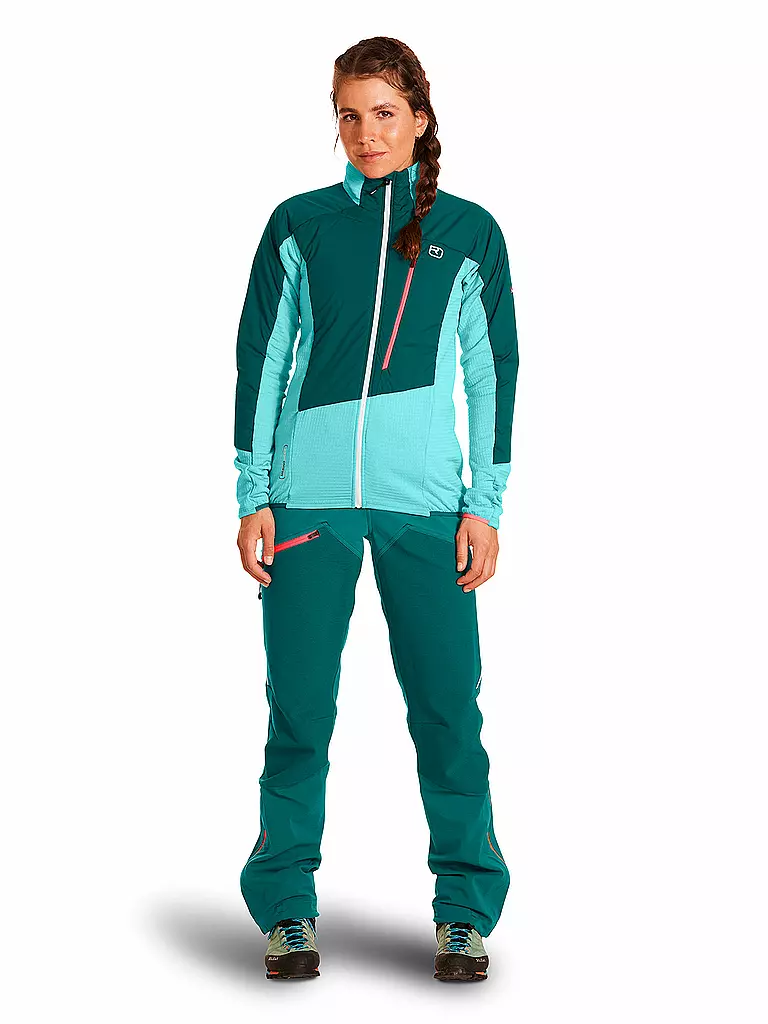ORTOVOX | Damen Hybridjacke Westalpen | Petróleo