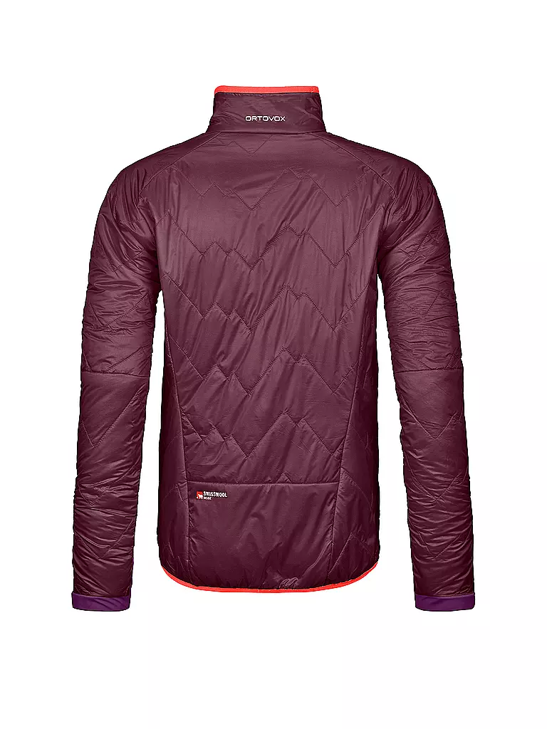ORTOVOX | Damen Isojacke Piz Vial SW | Rojo oscuro