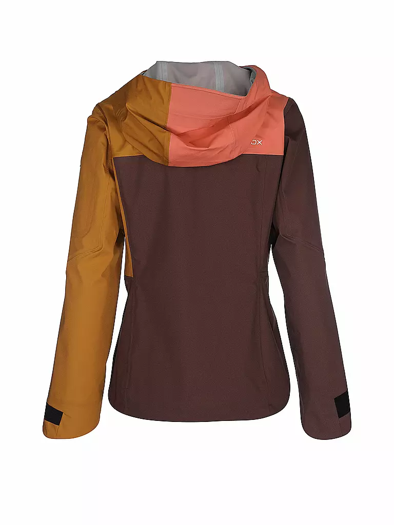 ORTOVOX | Damen Tourenjacke Ortler 3L | Rojo oscuro