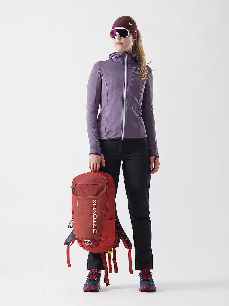 ORTOVOX | Forro polar Light Grid para mujer | Lila
