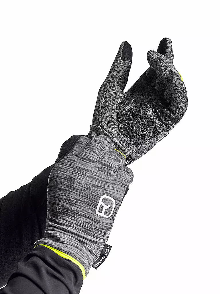 ORTOVOX | Guantes de forro polar Fleece Light para hombre | Gris