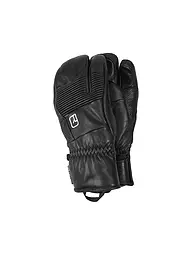ORTOVOX | Guantes de hombre Full Leather 3 Finger | Negro