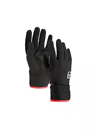 ORTOVOX | Guantes de mujer Fleece Grid Cover | Negro