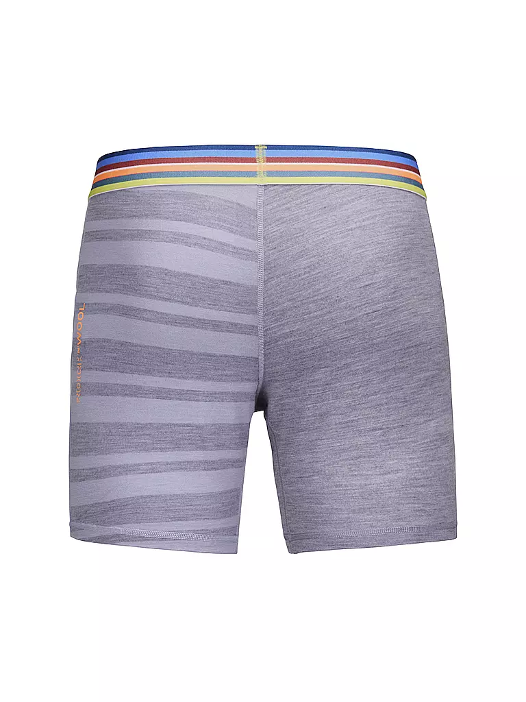 ORTOVOX | Herren Boxer Rock'n'Wool 185 | Gris claro