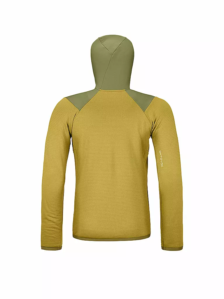 ORTOVOX | Herren Fleecejacke Grid Hoodie | Oliva