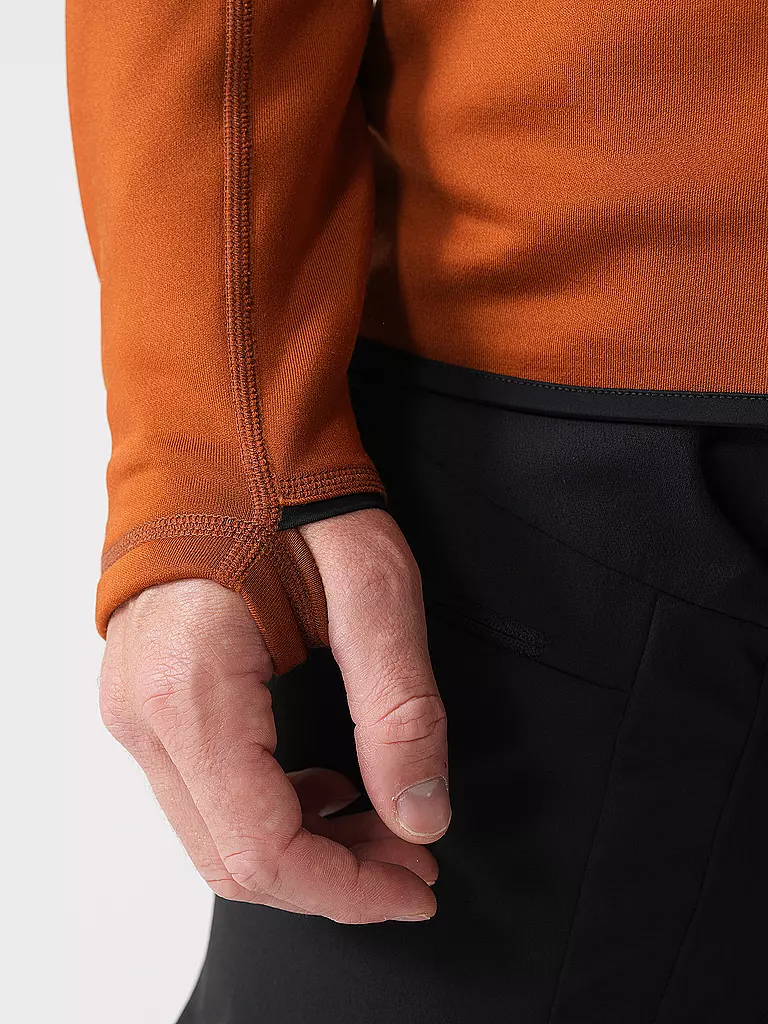 ORTOVOX | Herren Fleecejacke Hoodie | Marrón
