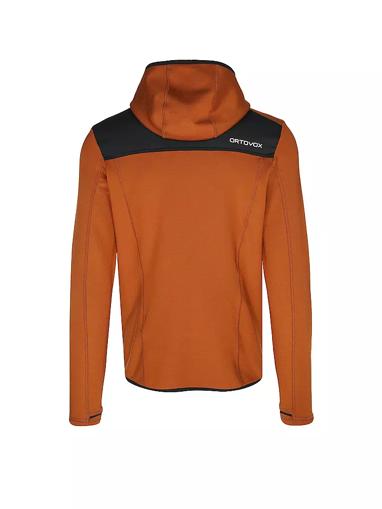 ORTOVOX | Herren Fleecejacke Hoodie | Marrón