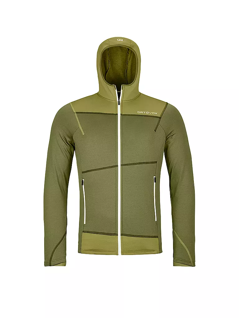 ORTOVOX | Herren Fleecejacke Light Hoodie | Oliva