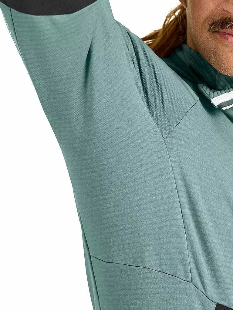 ORTOVOX | Herren Fleecejacke RIB Hoodie | Menta