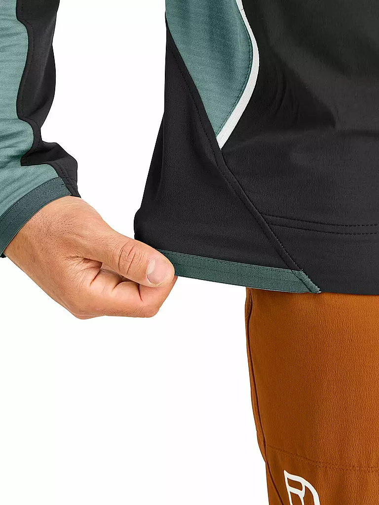 ORTOVOX | Herren Fleecejacke RIB Hoodie | Menta