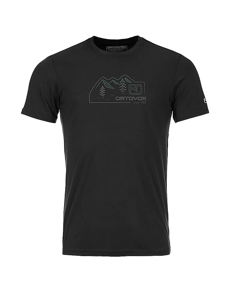 ORTOVOX | Herren Funktionsshirt 150 COOL Vintage | Negro