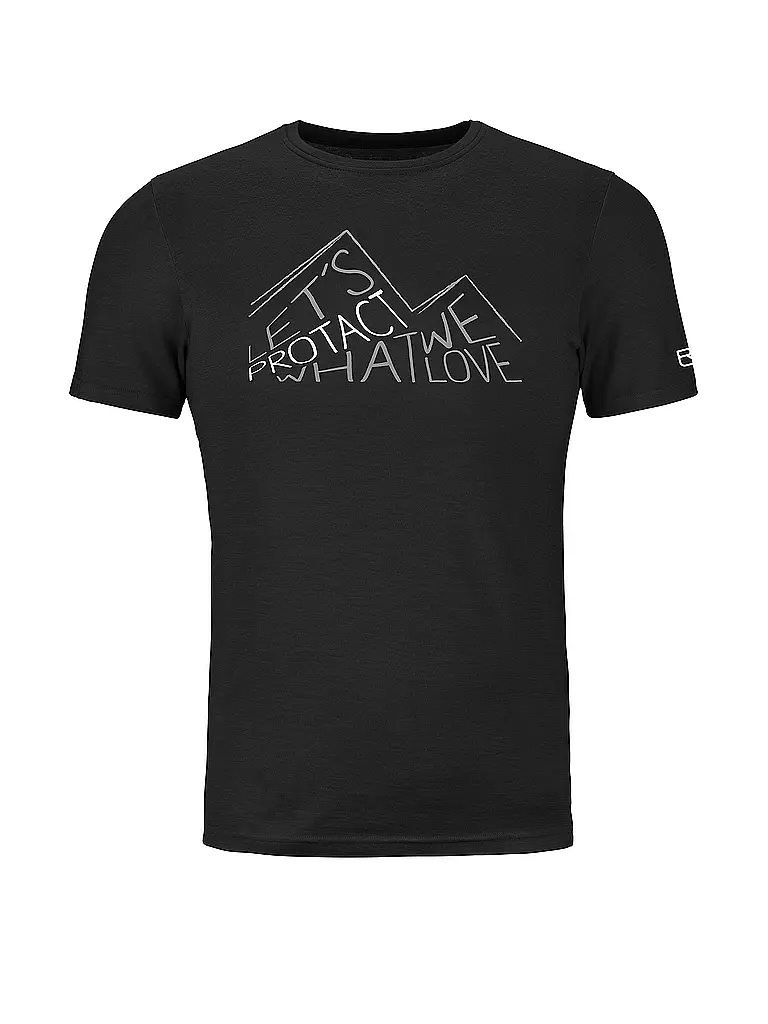ORTOVOX | Herren Funktionsshirt 185 Merino Protact | Negro