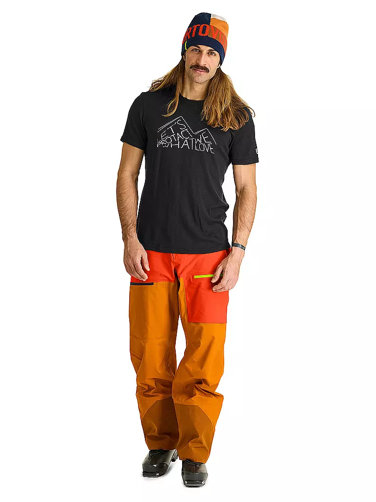 ORTOVOX | Herren Funktionsshirt 185 Merino Protact | Negro