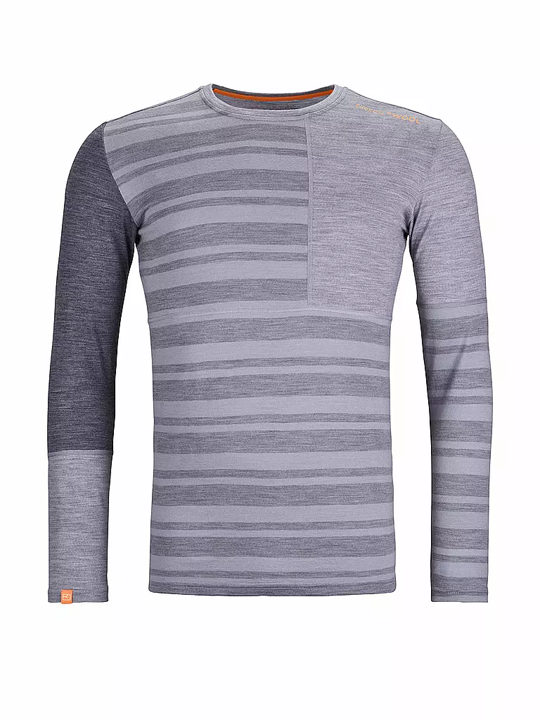 ORTOVOX | Herren Funktionsshirt Rock'n'Wool 185 | Gris claro