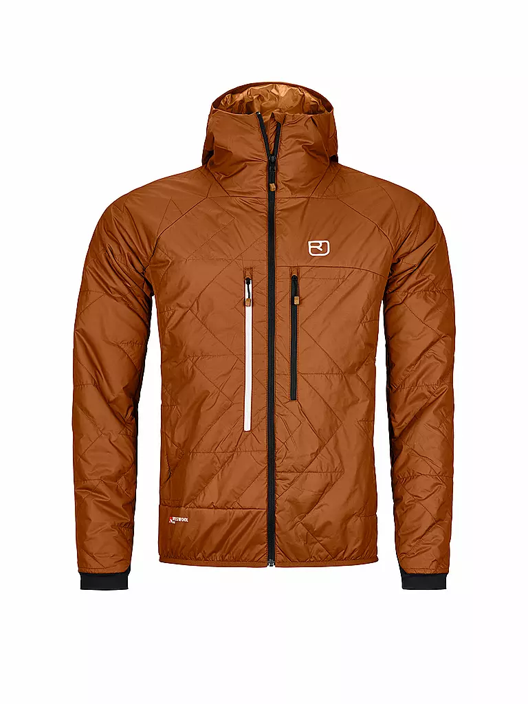 ORTOVOX | Herren Isojacke Piz Boé Swisswool | Marrón