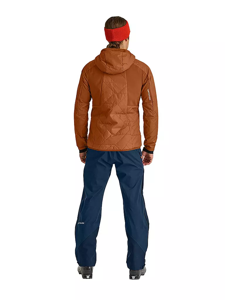 ORTOVOX | Herren Isojacke Piz Boé Swisswool | Marrón