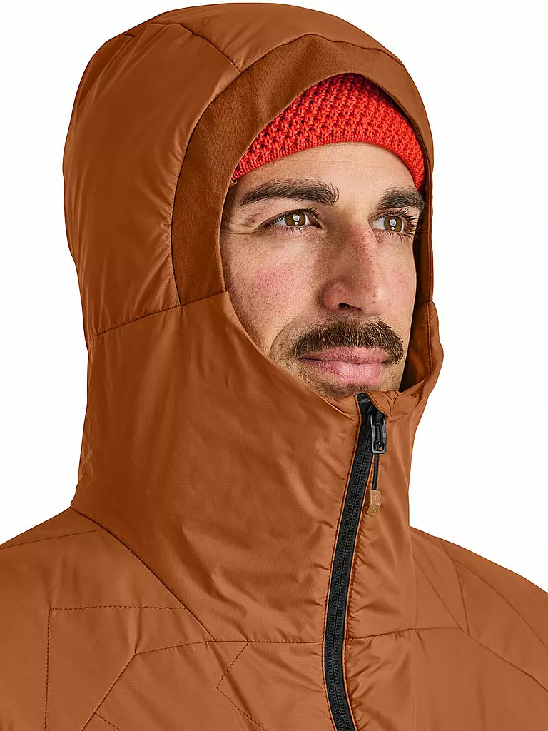 ORTOVOX | Herren Isojacke Piz Boé Swisswool | Marrón