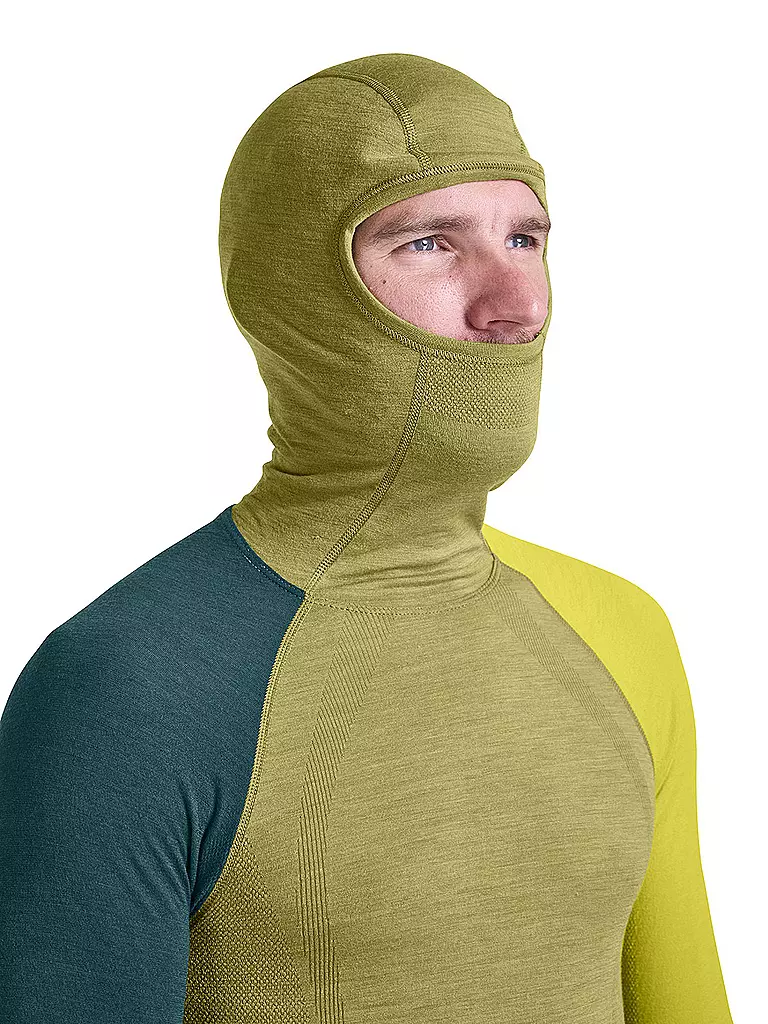 ORTOVOX | Herren Shirt 120 Comp Light Hoodie | Mostaza