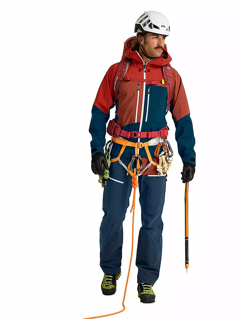 ORTOVOX | Herren Tourenjacke Westalpen 3L Hoodie | Azul oscuro