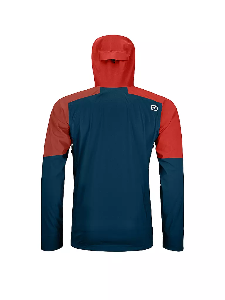 ORTOVOX | Herren Tourenjacke Westalpen 3L Hoodie | Azul oscuro