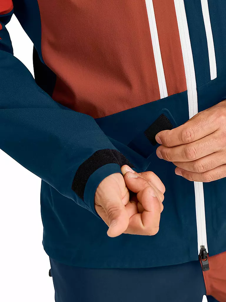 ORTOVOX | Herren Tourenjacke Westalpen 3L Hoodie | Azul oscuro