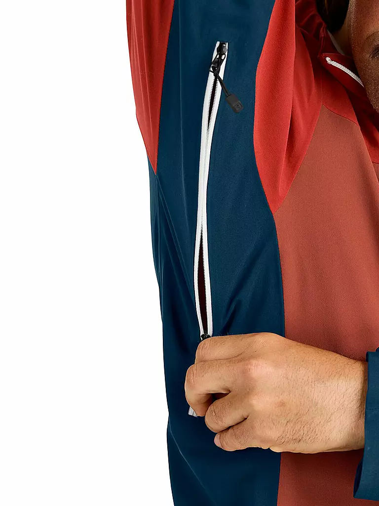 ORTOVOX | Herren Tourenjacke Westalpen 3L Hoodie | Azul oscuro